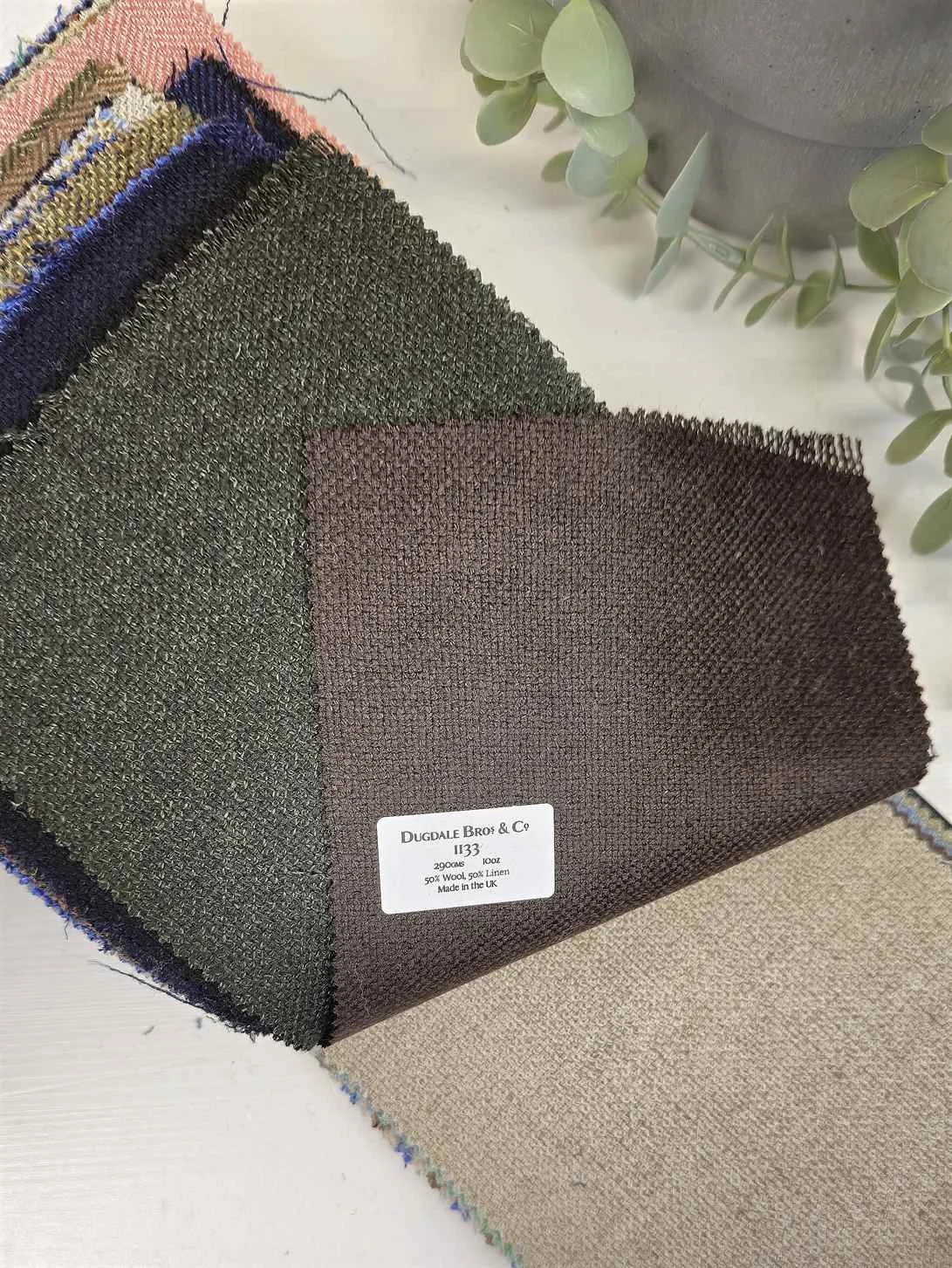 NEW CLOTH SS25 - Dugdale Bros Spring Jacketings, Summer Cascade